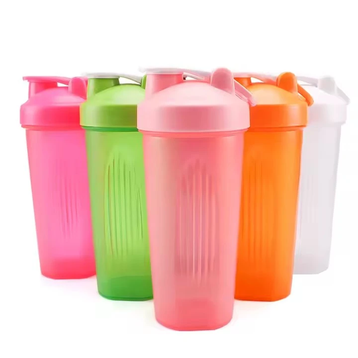 Clear Plastic Sports Bottle Colorful Recycled