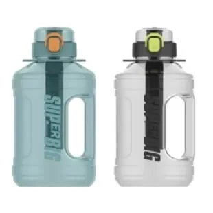 Straight Wide Mouth Plastic Sports Bottle